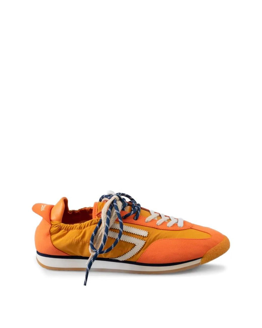 PURAAI Orange Lace-Up Fastening Sneakers for men