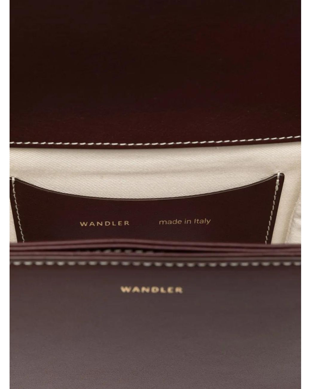 Wandler Purple Medium Oscar Trunk Cross Body Bag