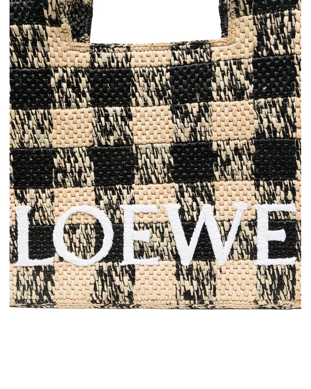 Loewe Metallic Large Font Tote Bag