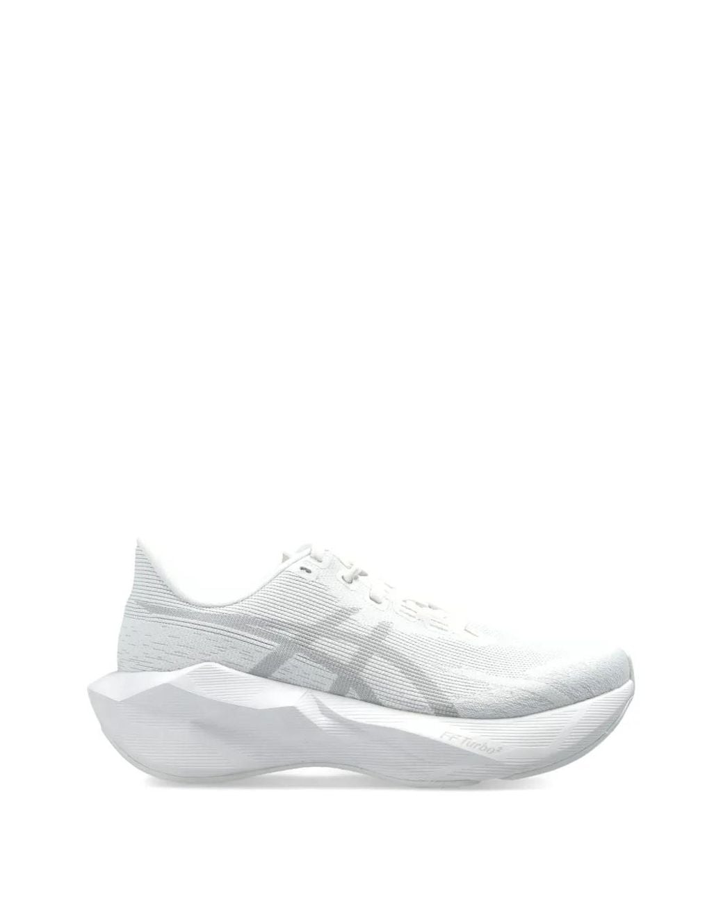 Asics White 'Novablast 6' Sports Shoes