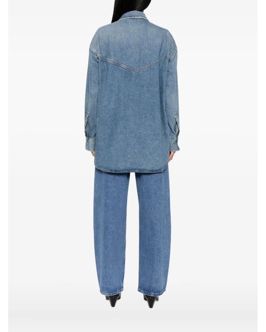 Agolde Blue Lotta Denim Jacket
