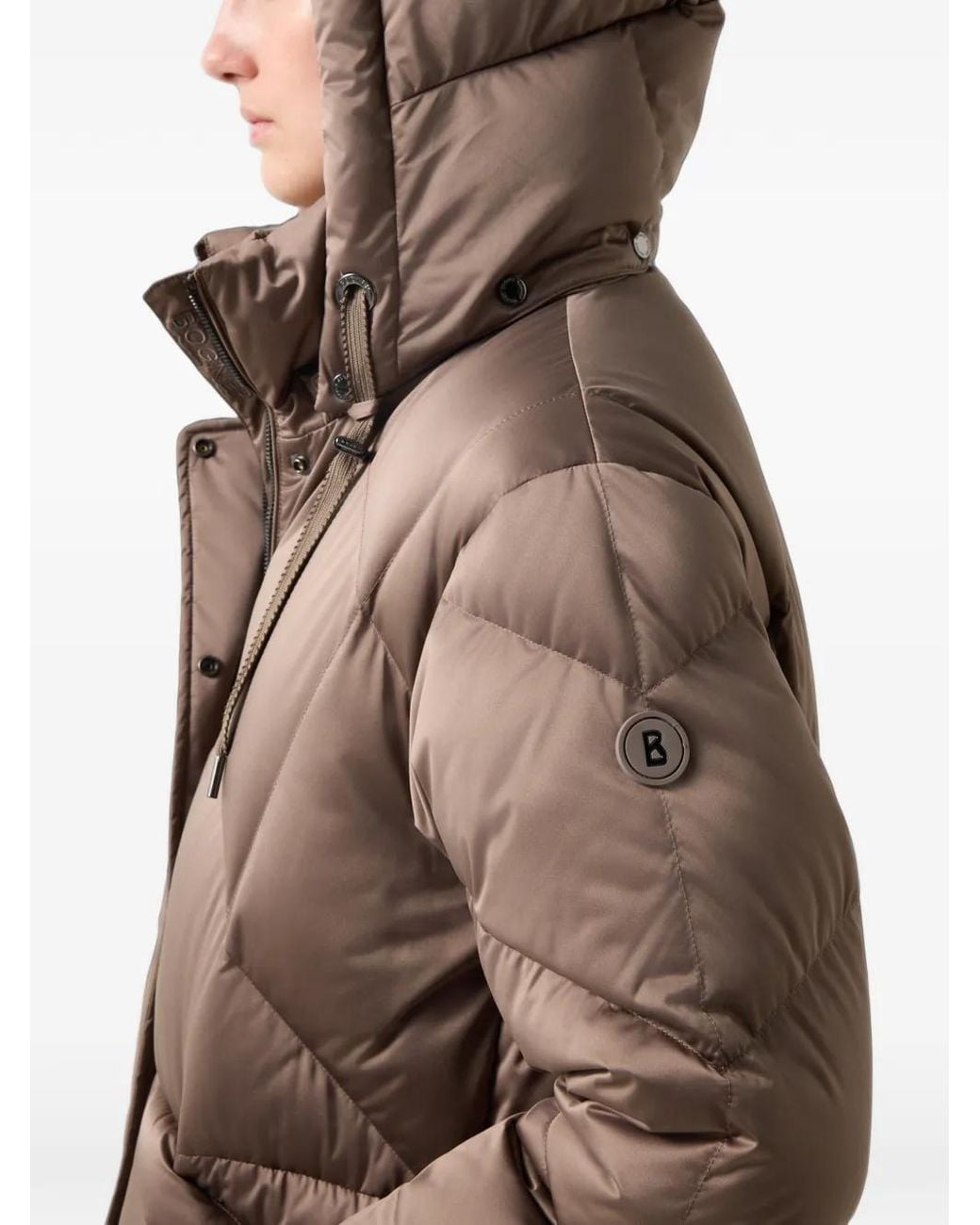 Bogner Brown Ginny Quilted Coat