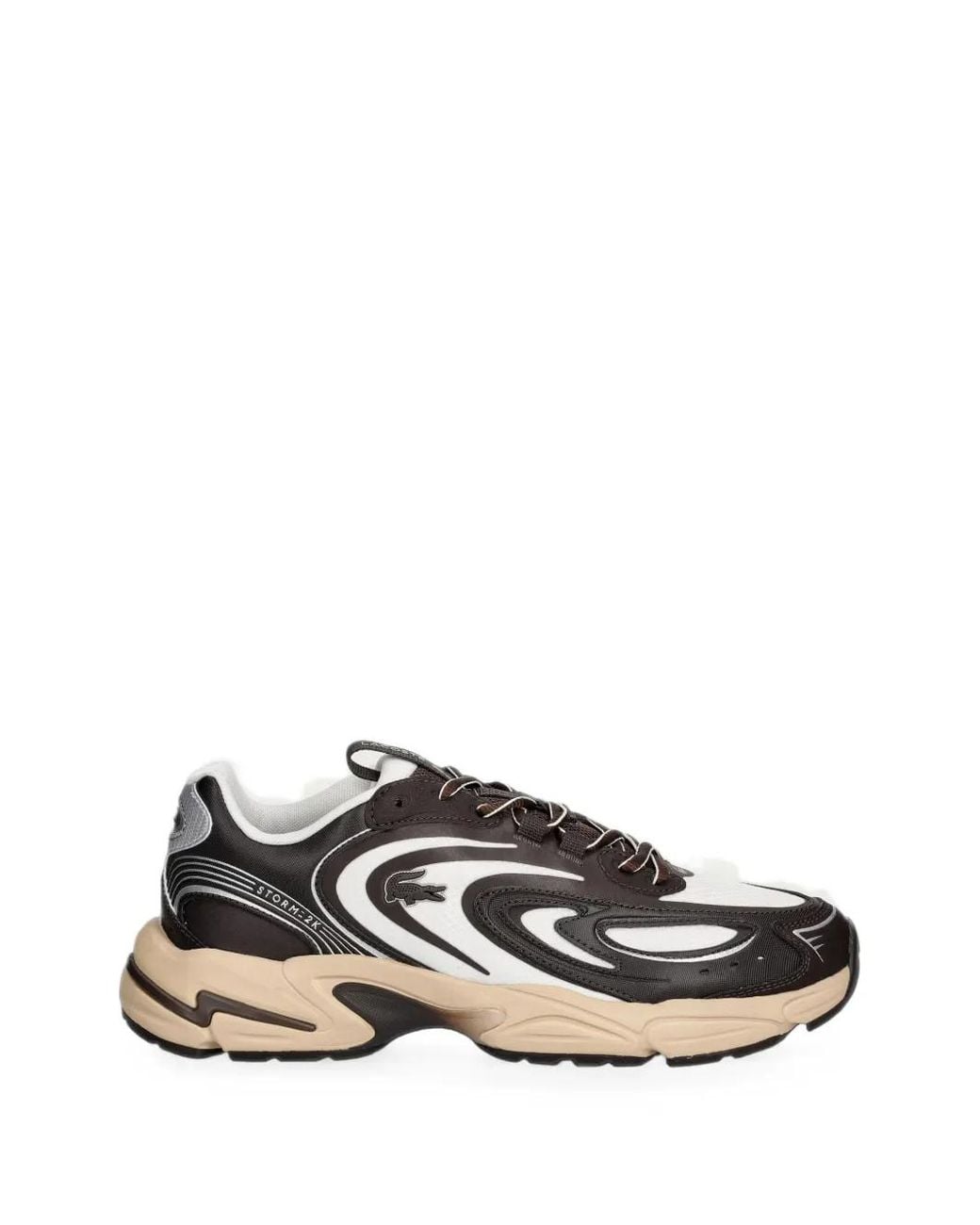Lacoste White Storm 96 2K Panelled Sneakers for men