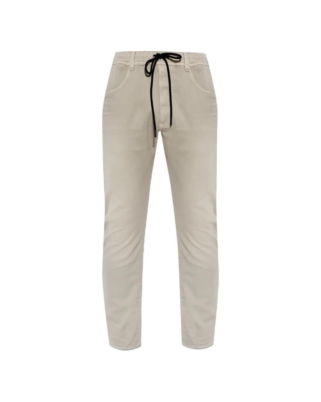 DIESEL Gray E-Krooley Drawstring Trousers for men