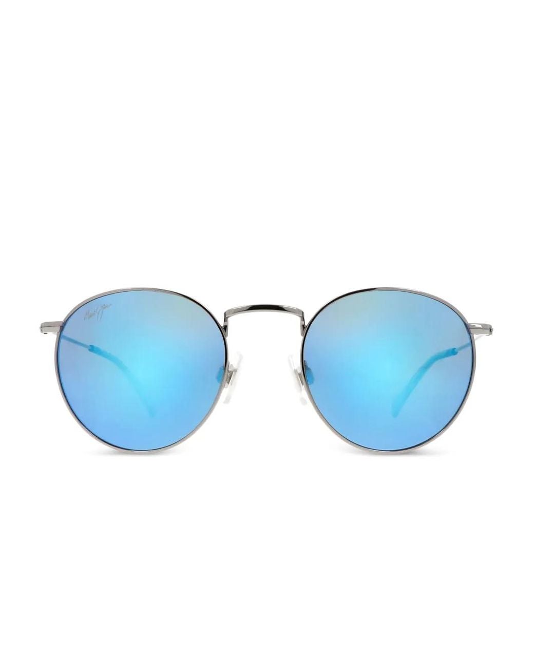 Maui Jim Blue Pukaua Round-Frame Sunglasses