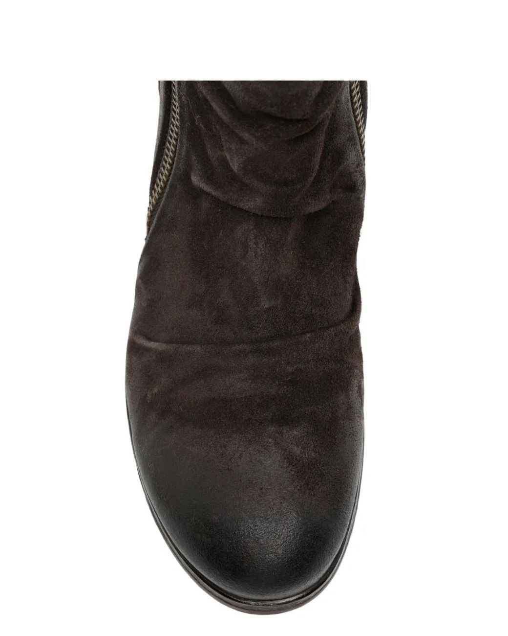 A.s.98 Black Clash Distressed-Effect Side-Zip Ankle Boots for men