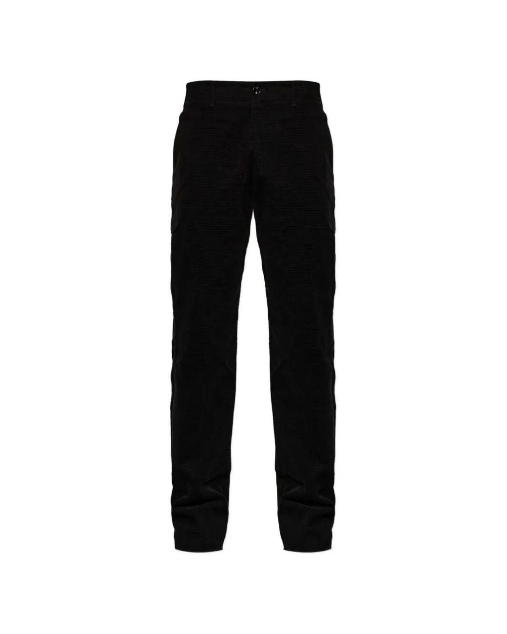 Post Archive Faction PAF Black Straight-Leg Trousers for men