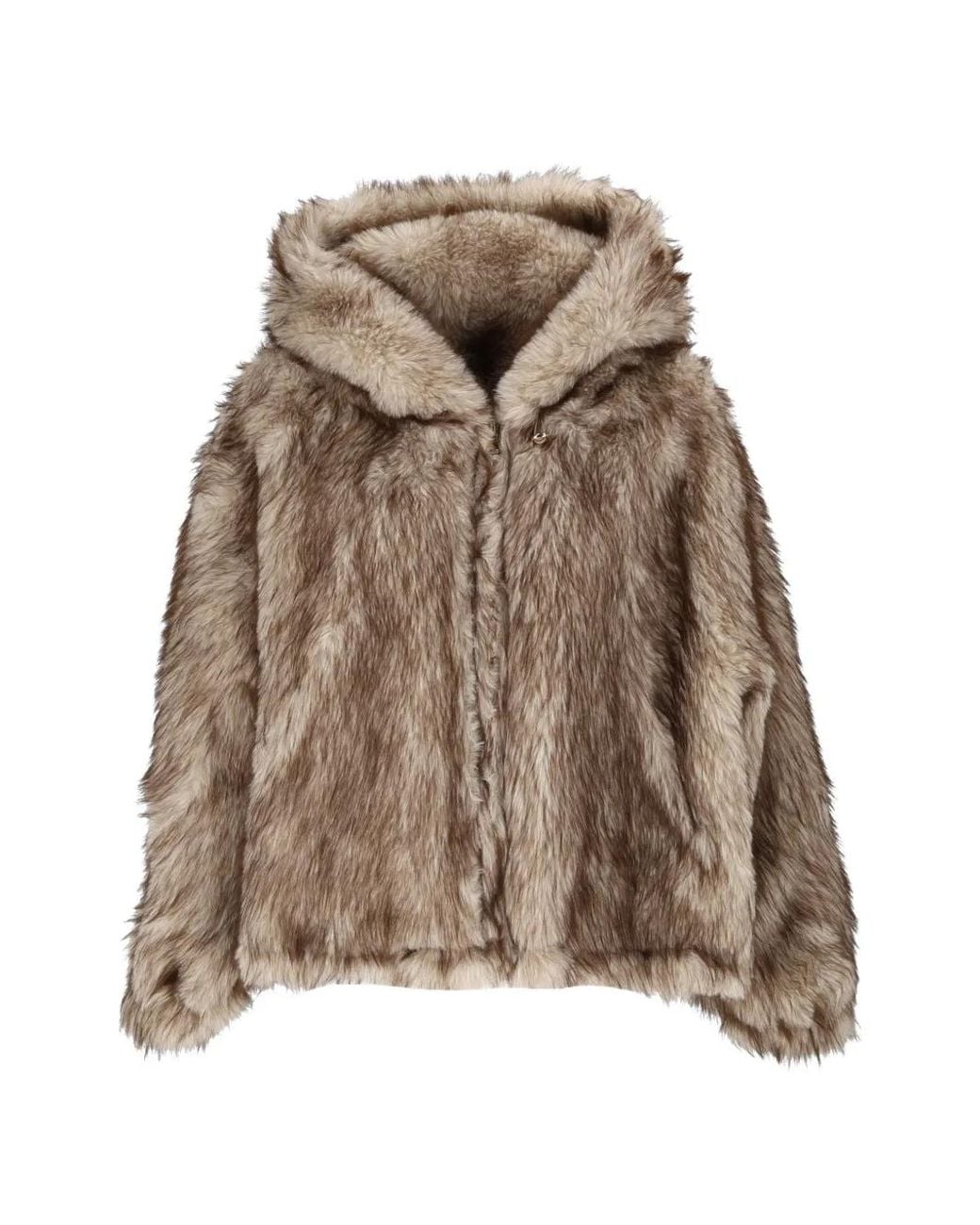 Bully Natural Faux-Fur Trim Hooded Jacket