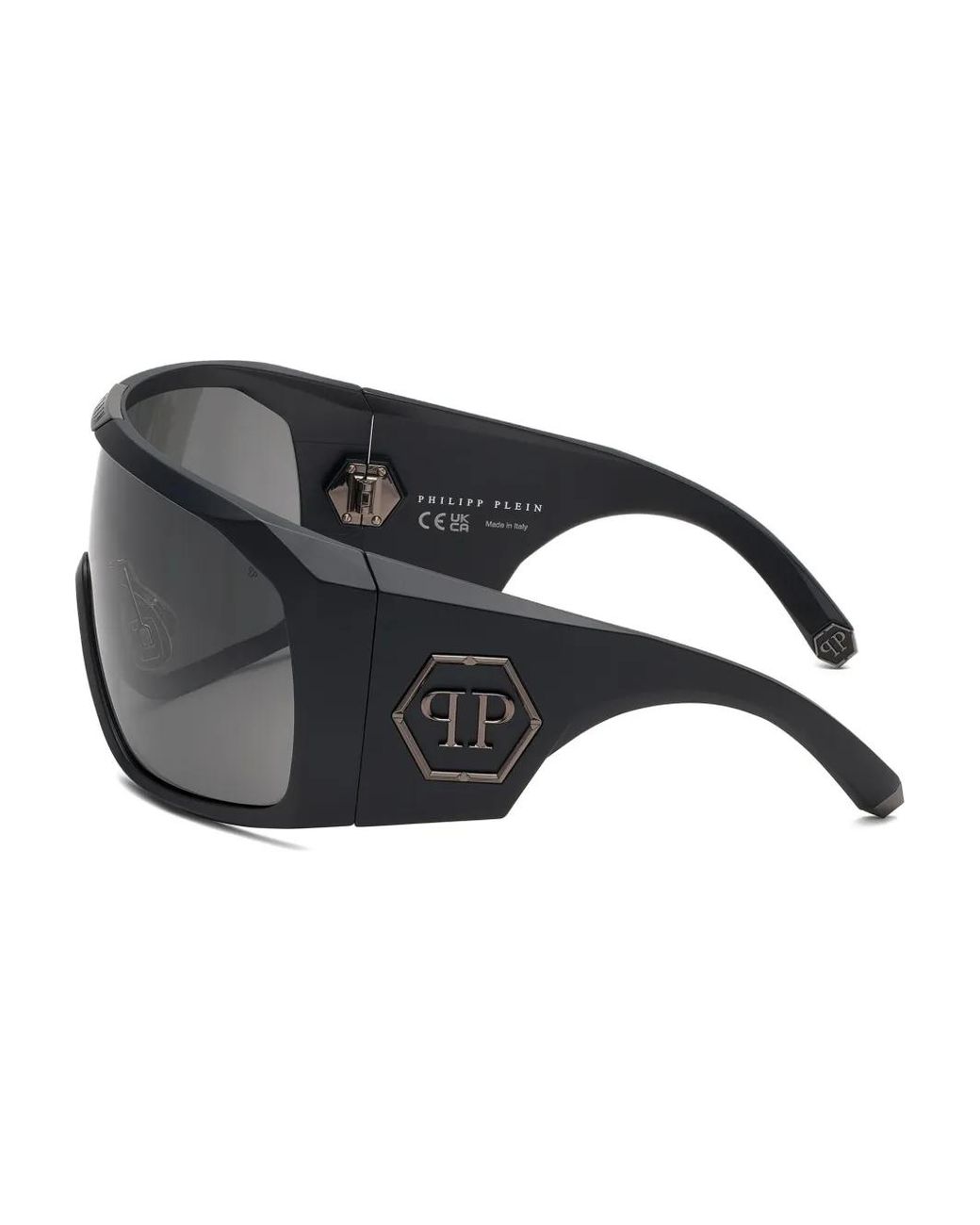 Philipp Plein Gray Plein Reflect Oversize Sunglasses for men