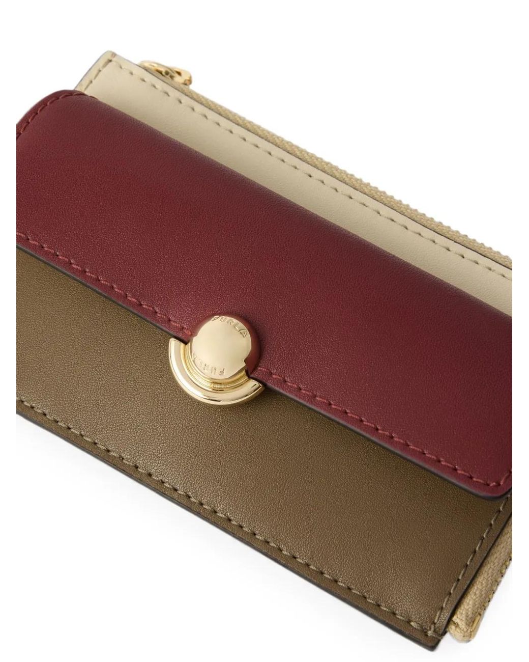 Furla Brown Sfera Card Case M
