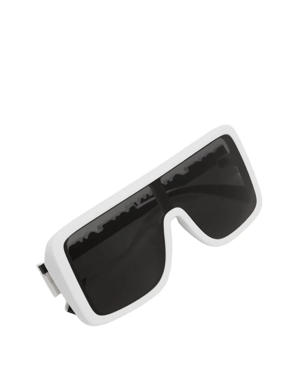 Dolce & Gabbana Gray Logo Rectangle-Frame Sunglasses