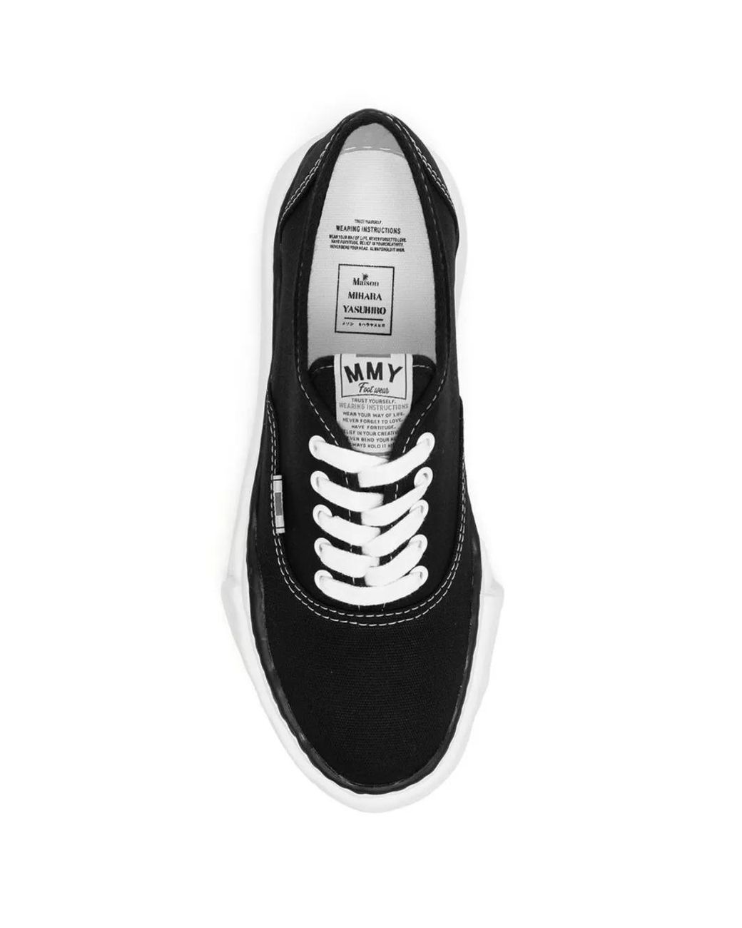 Maison Mihara Yasuhiro White Low-Top Sneakers "Baker" Original Sole
