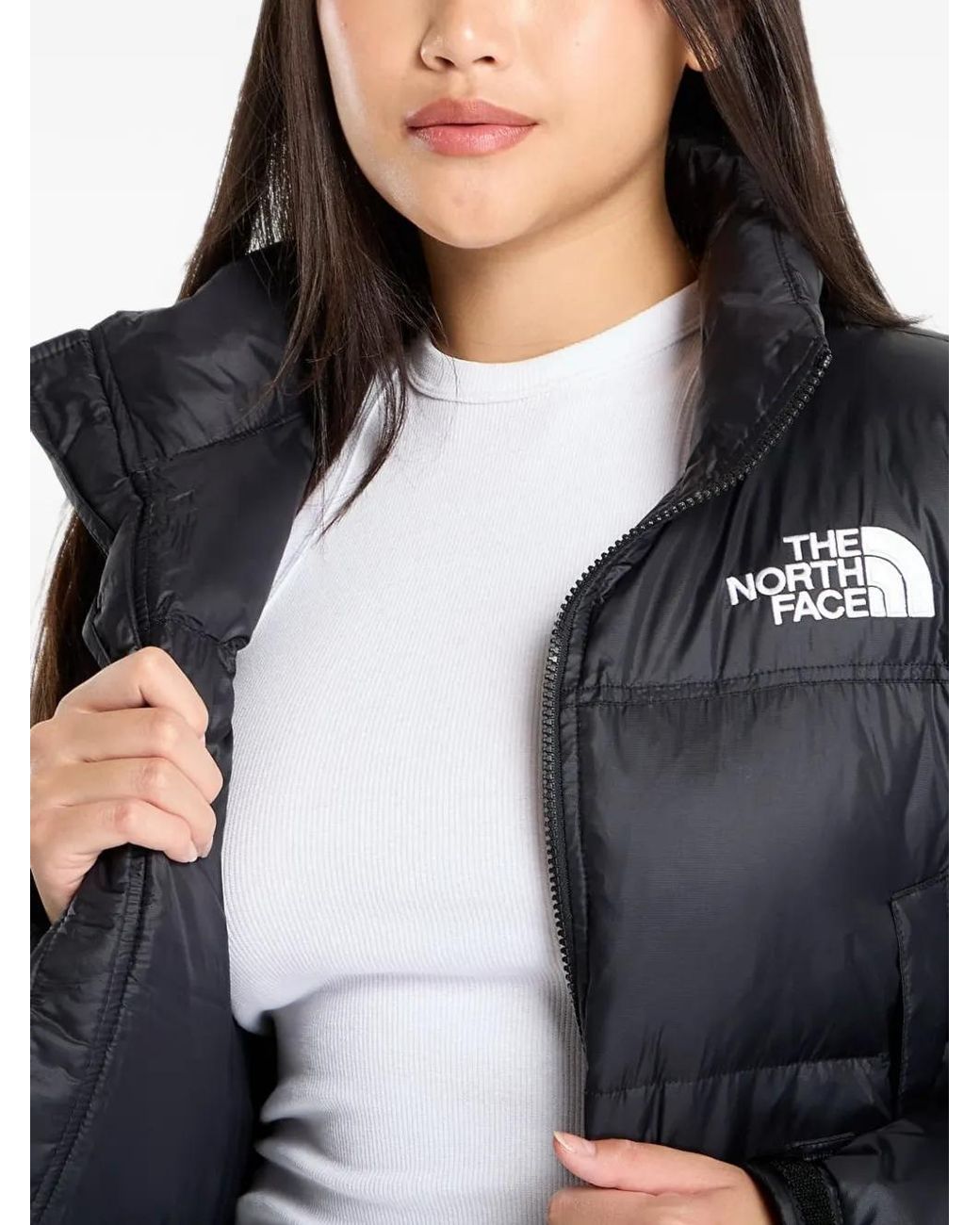 The North Face Black Refined Boxy Down Coat