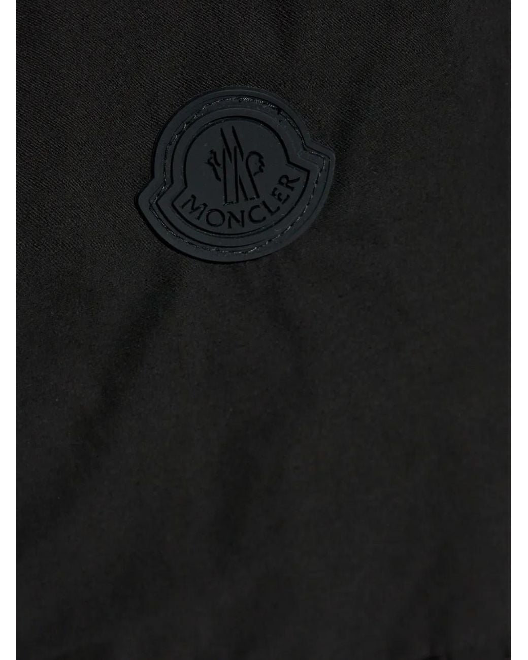 Moncler Black Cargo Shorts for men