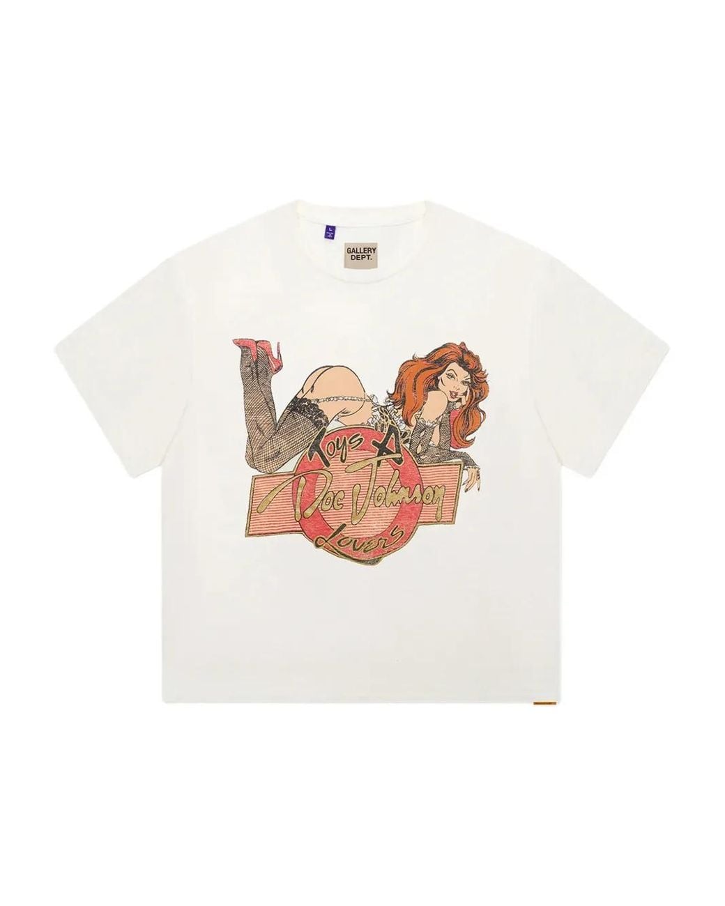 GALLERY DEPT. White X Doc Johnson Toys 4 Love T-Shirt