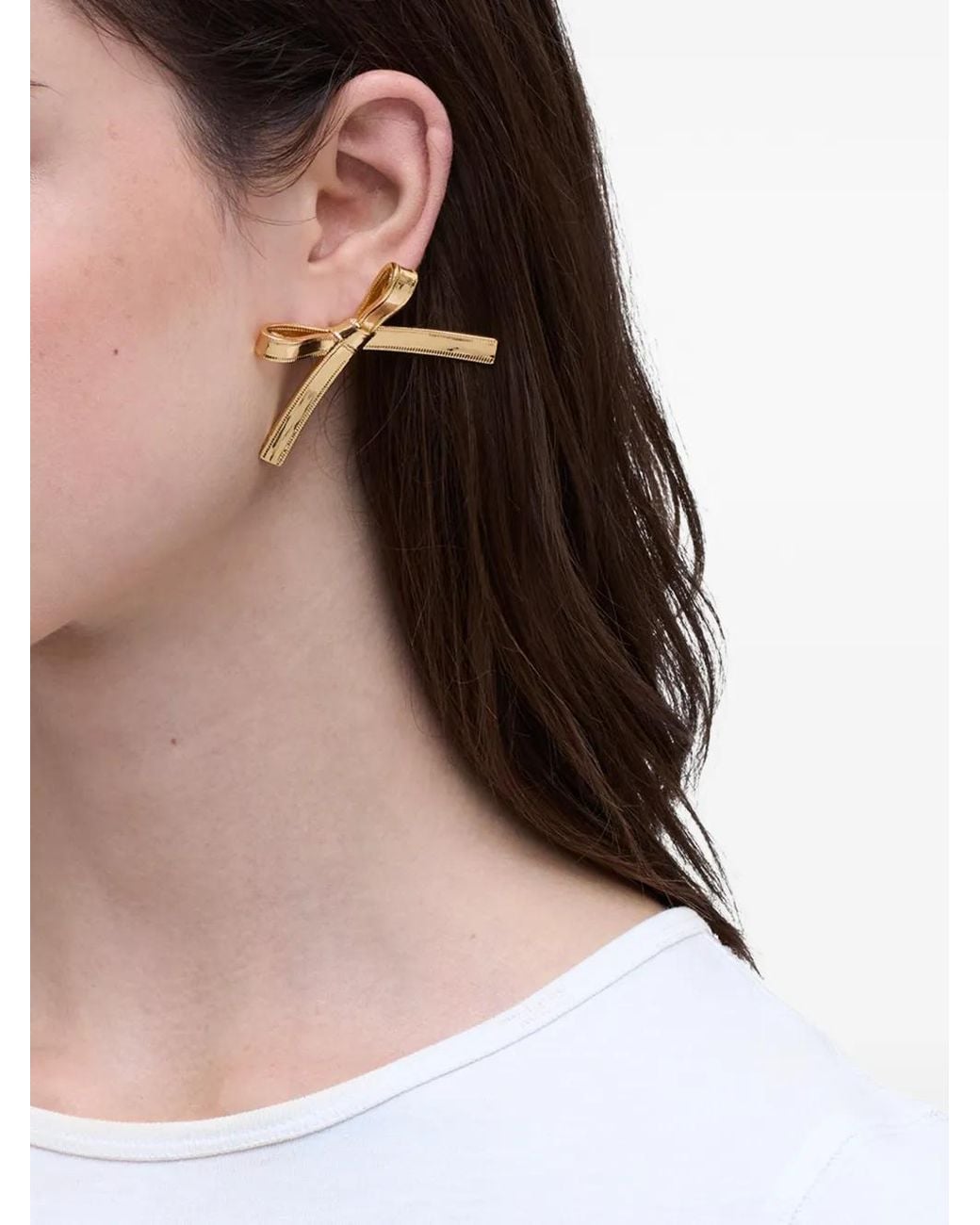 Marc Jacobs Metallic Bow Detail Bijoux