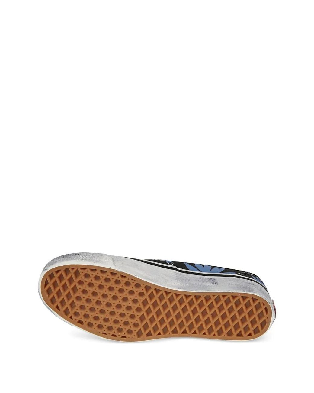 Vans White Canvas Rubber Flat Shoes