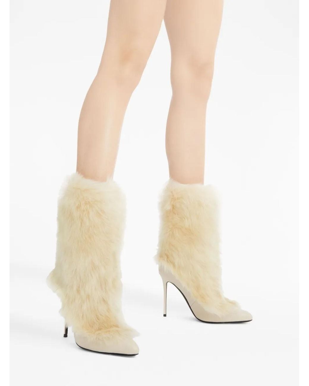Giuseppe Zanotti Natural 105Mm Micole Boots