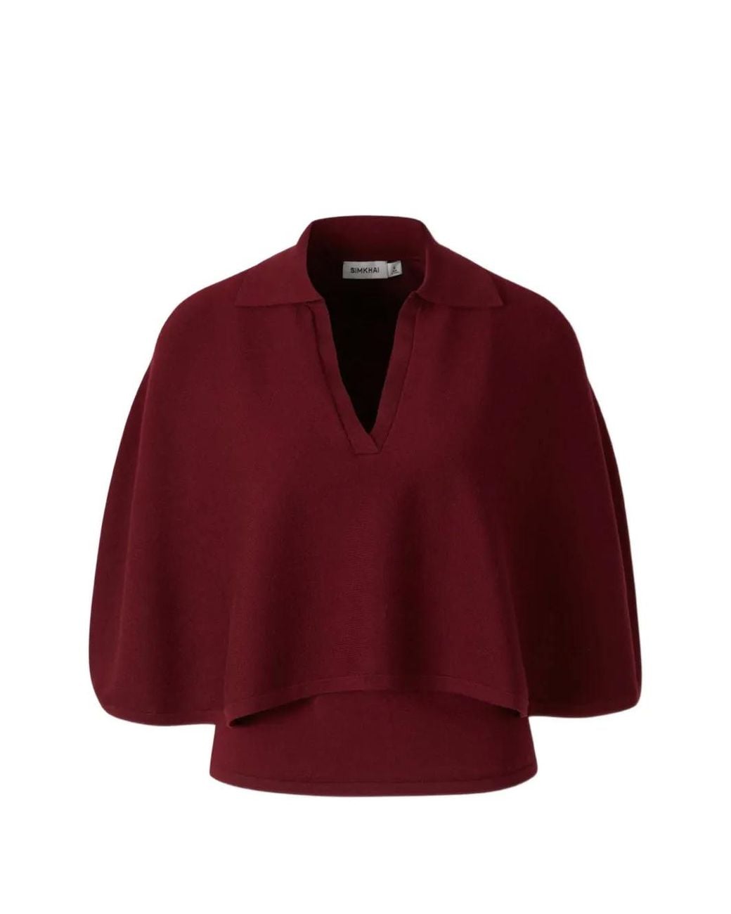 Jonathan Simkhai Layered Spread-Collar Sweater