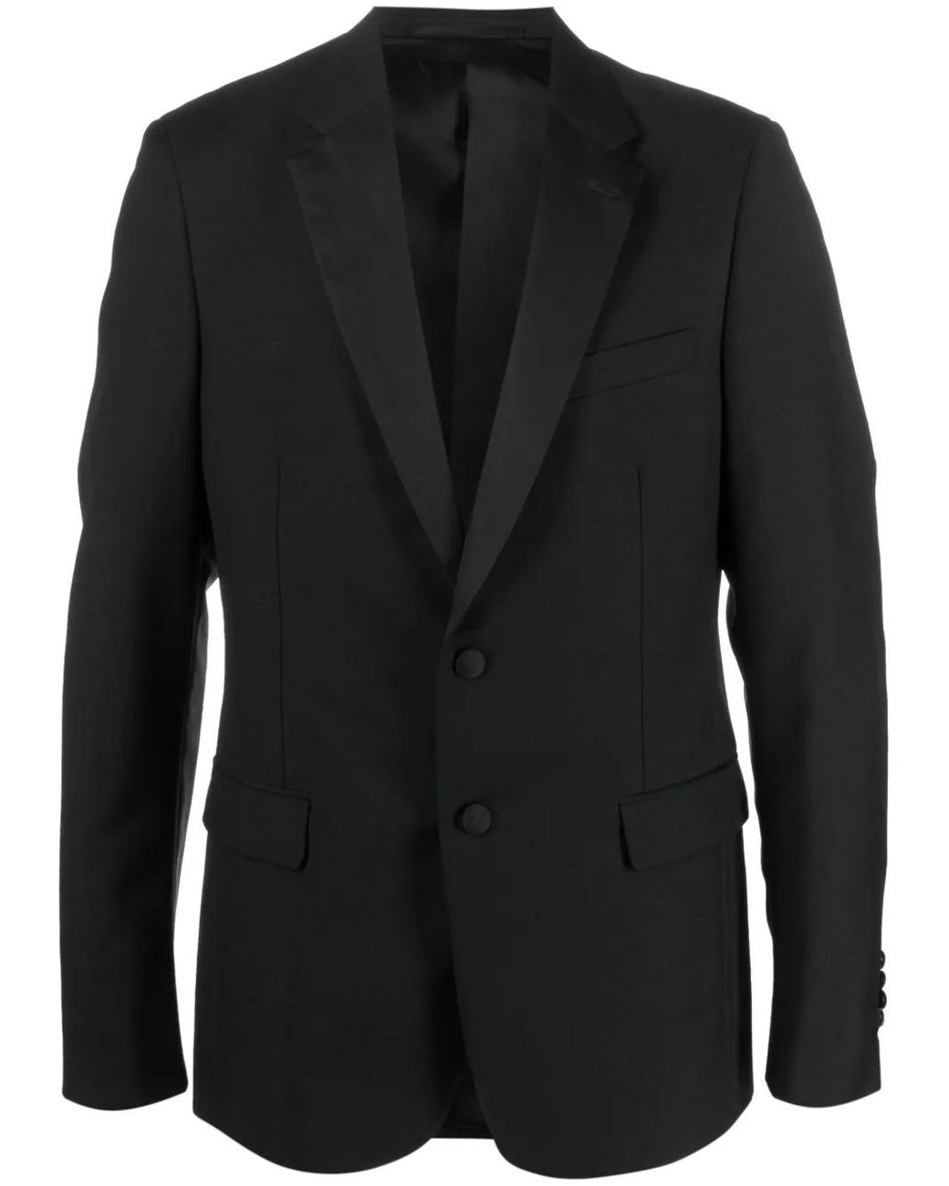 Prada Black Single-Breasted Tailored Blazer for men