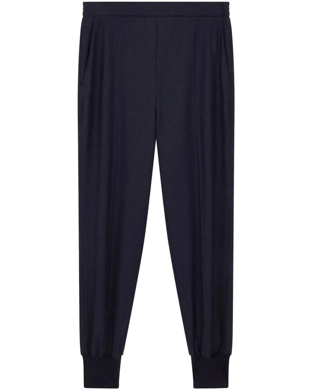 Stella McCartney Blue Wool Flannel Jogger
