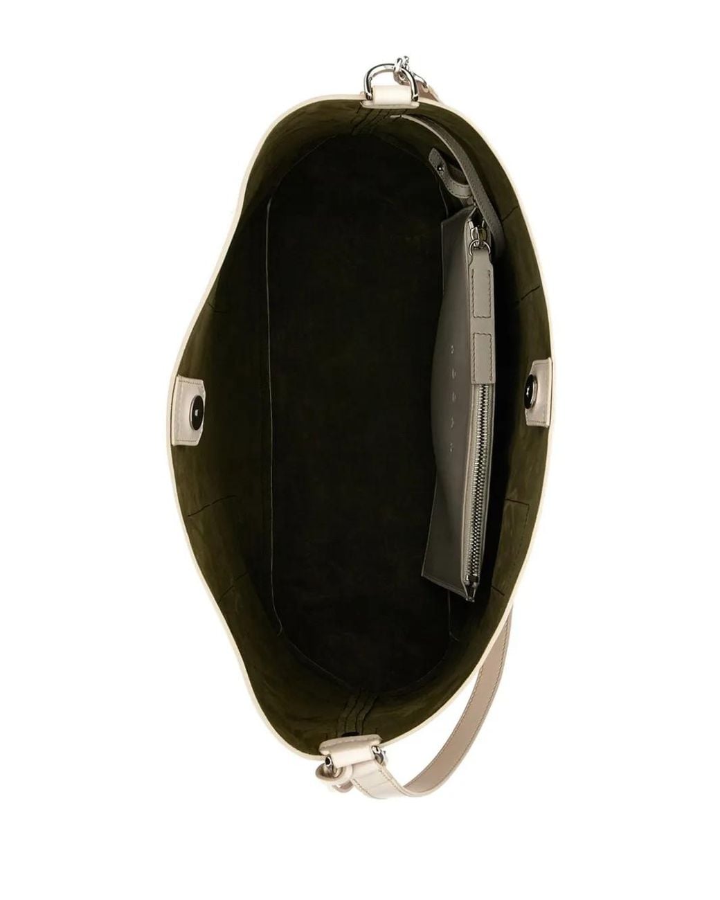 Hogan White Medium Leather Shoulder Bag