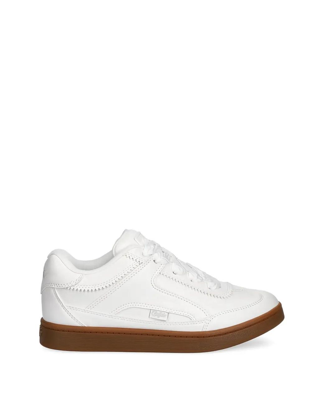 Buffalo White Logo Sneakers