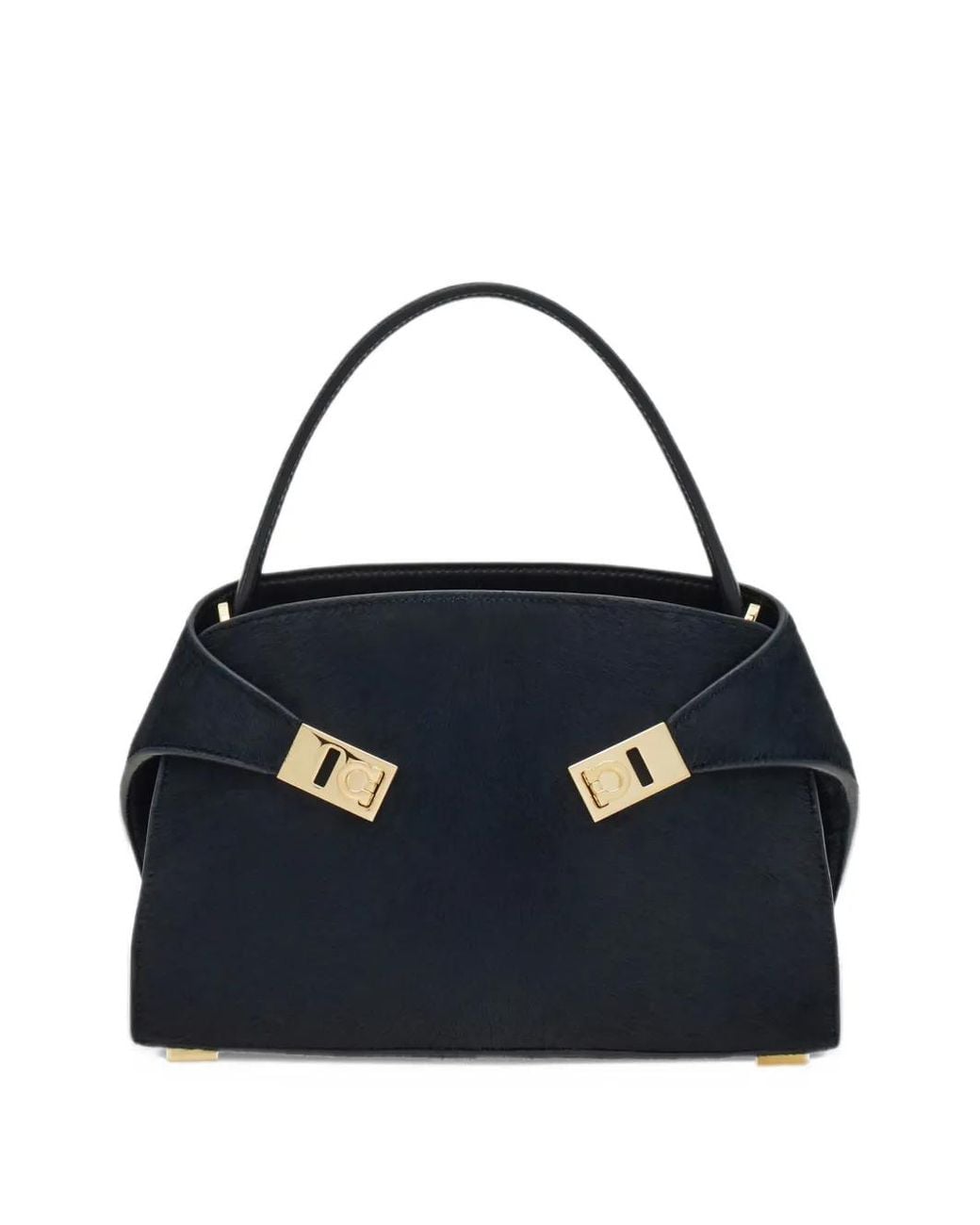 Ferragamo Natural Hug Soft Bicolor Handbag (Xs)