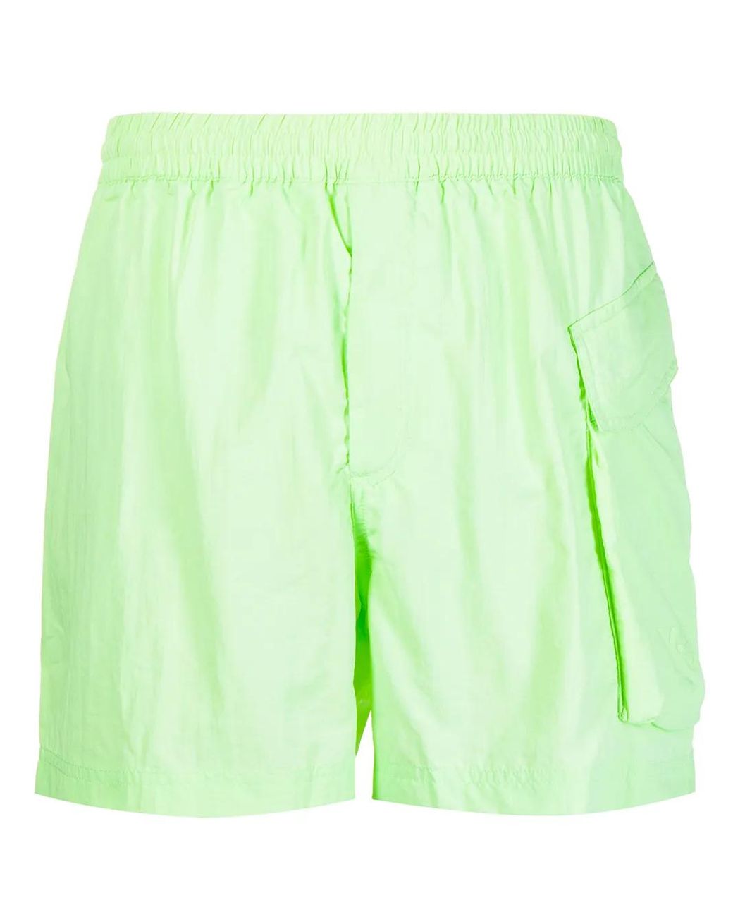 Y-3 Green Utility Swimming Shorts for men