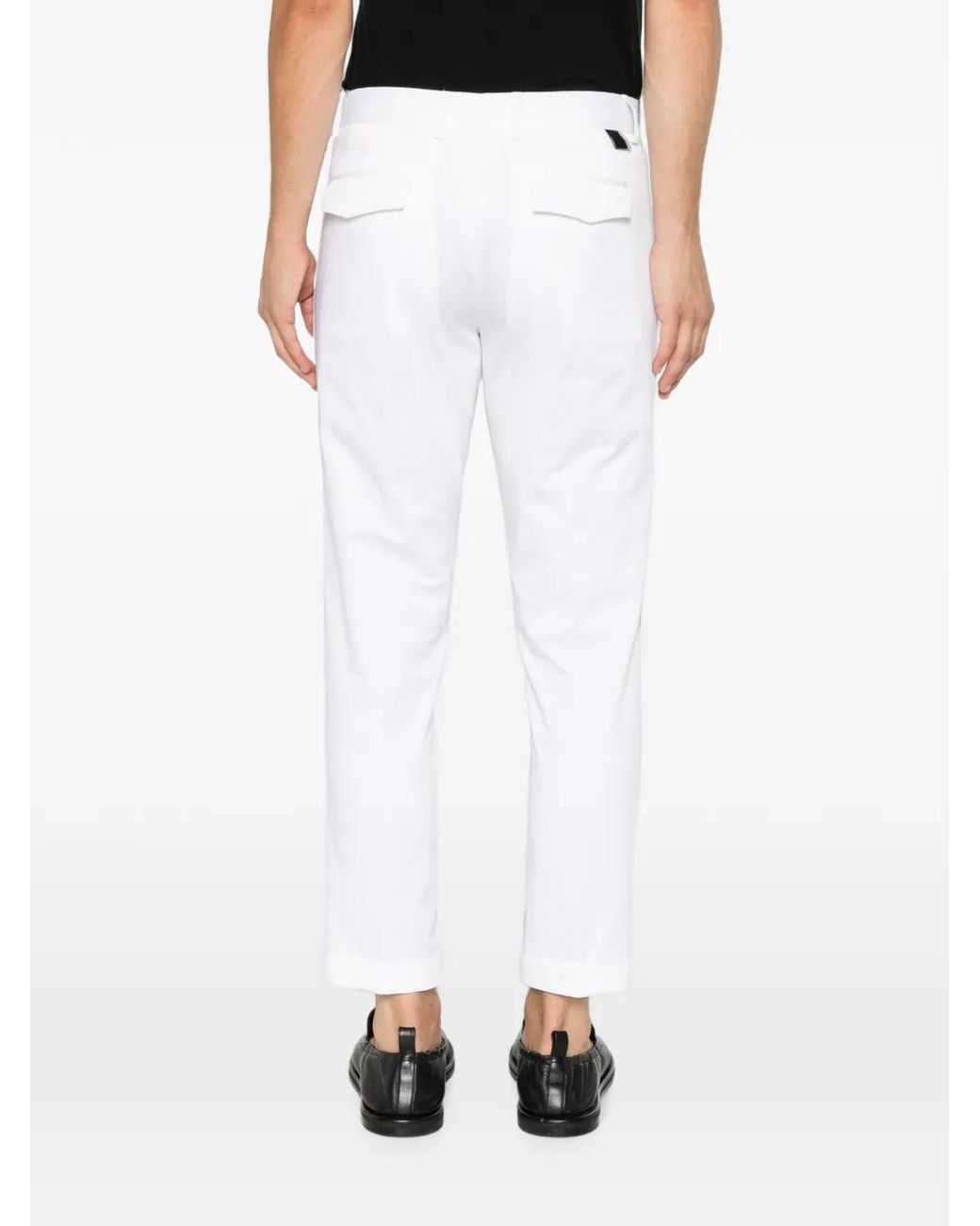 Low Brand White Tailored Trousers for men