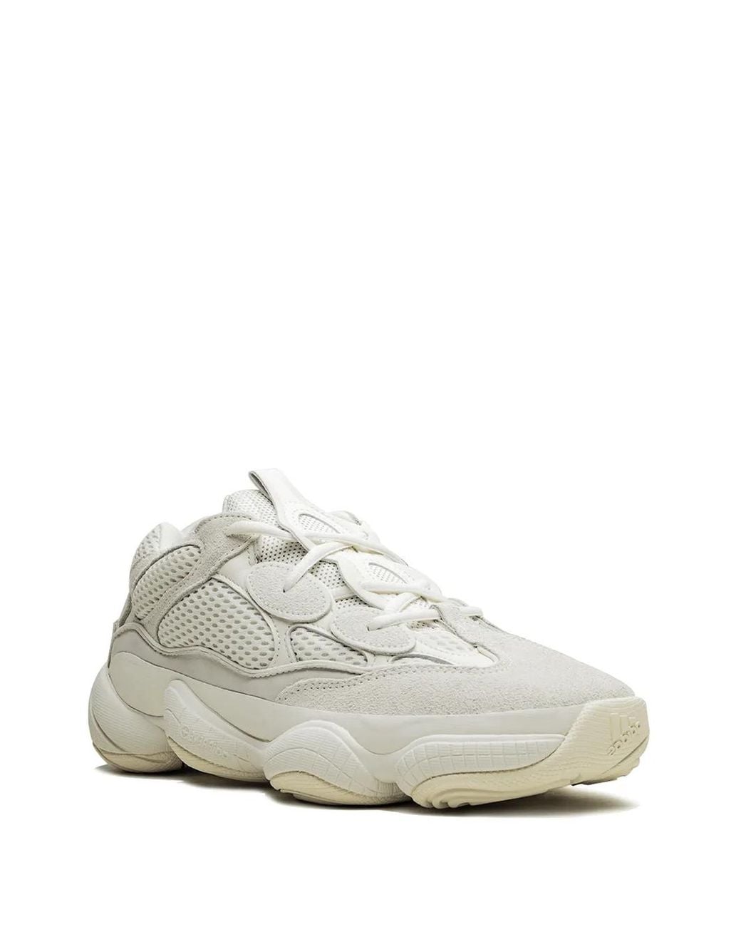 Yeezy White Yeezy 500 'Bone' Sneakers