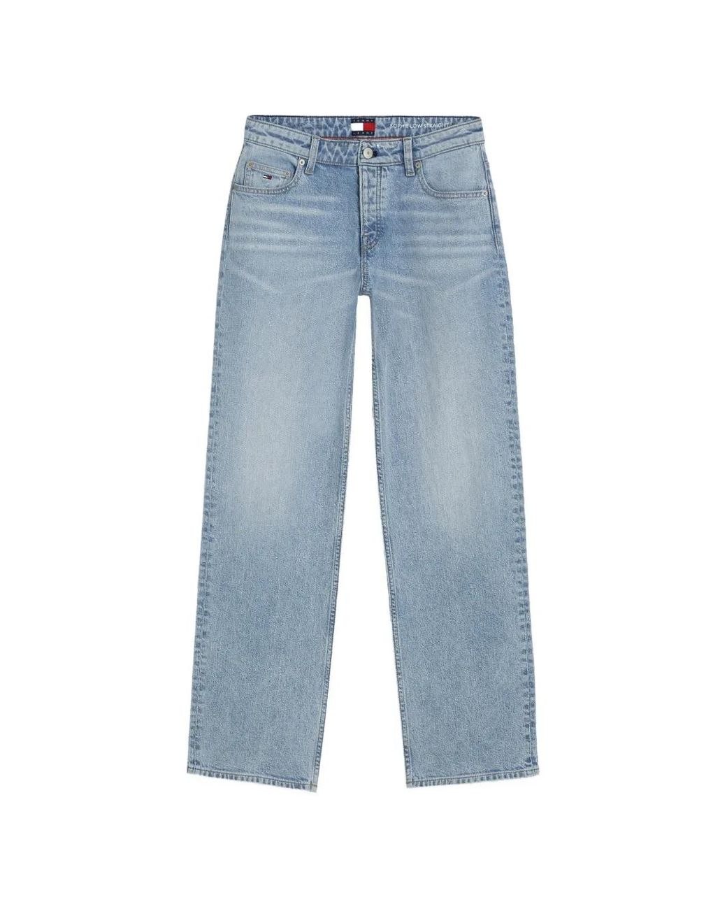 Tommy Hilfiger Blue Sophie Logo-Patch Jeans