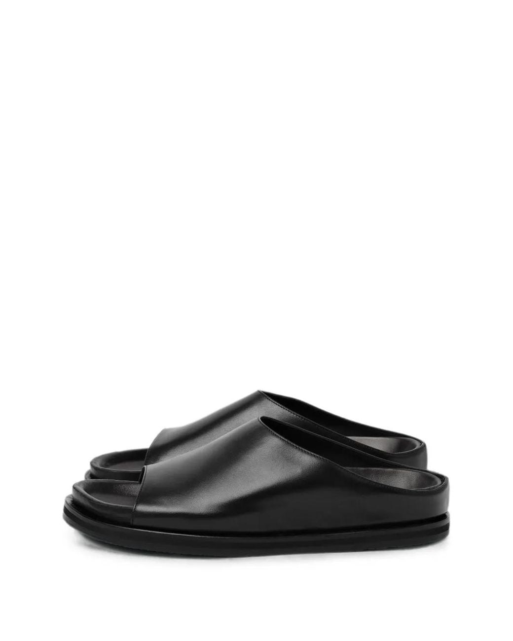 Studio Nicholson Black Spring Leather Sandals