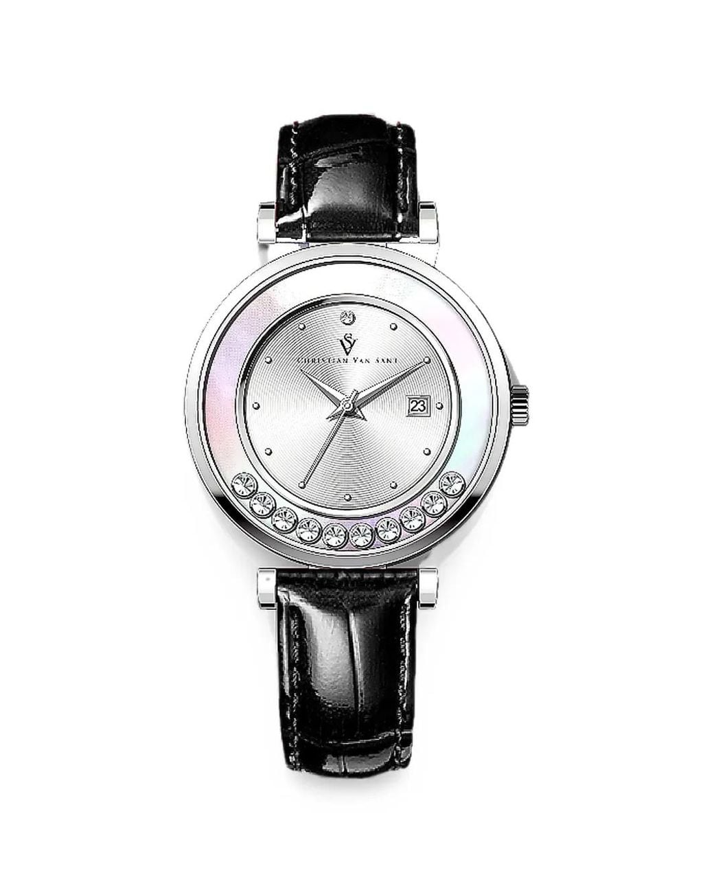 Christian Van Sant White Montre Bria Mm