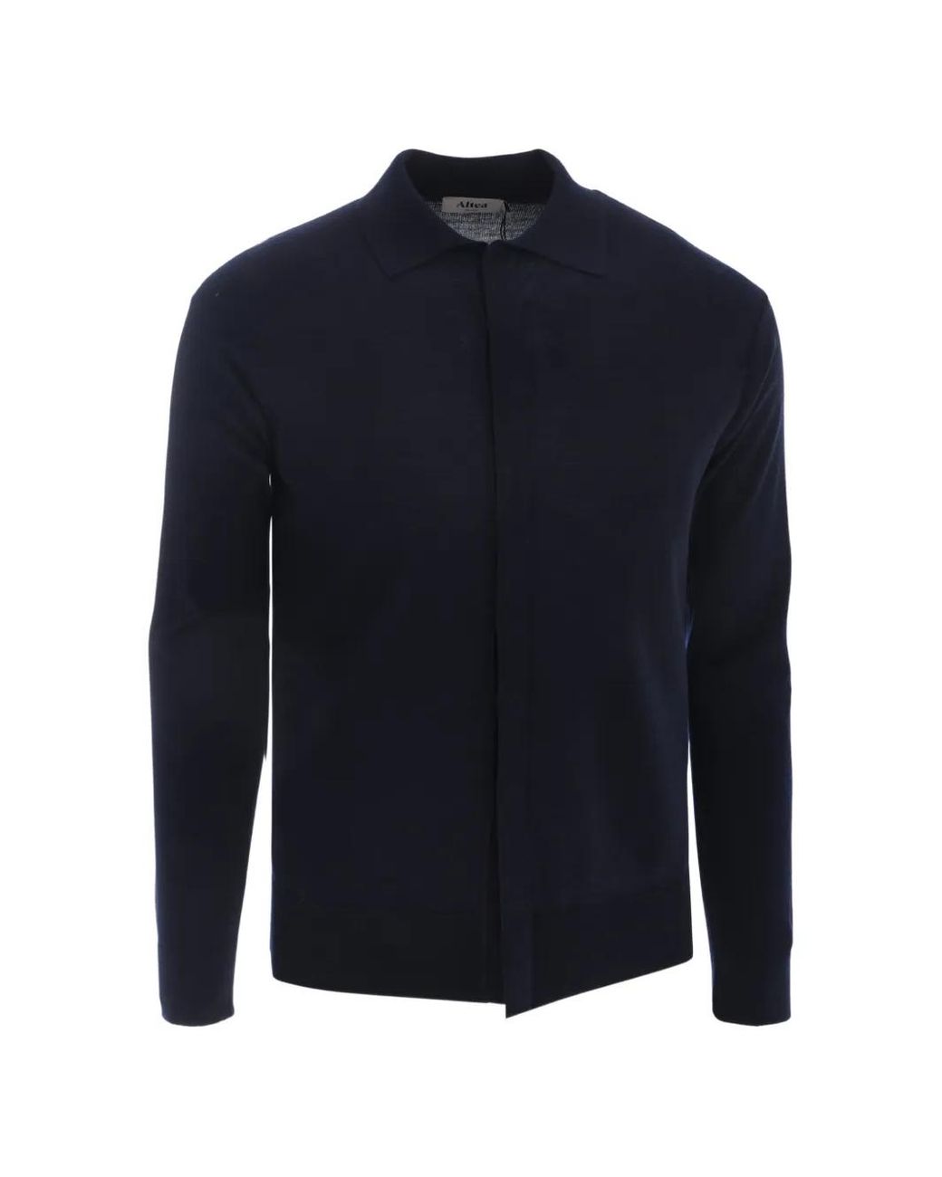 Altea Blue Collared Sweater for men