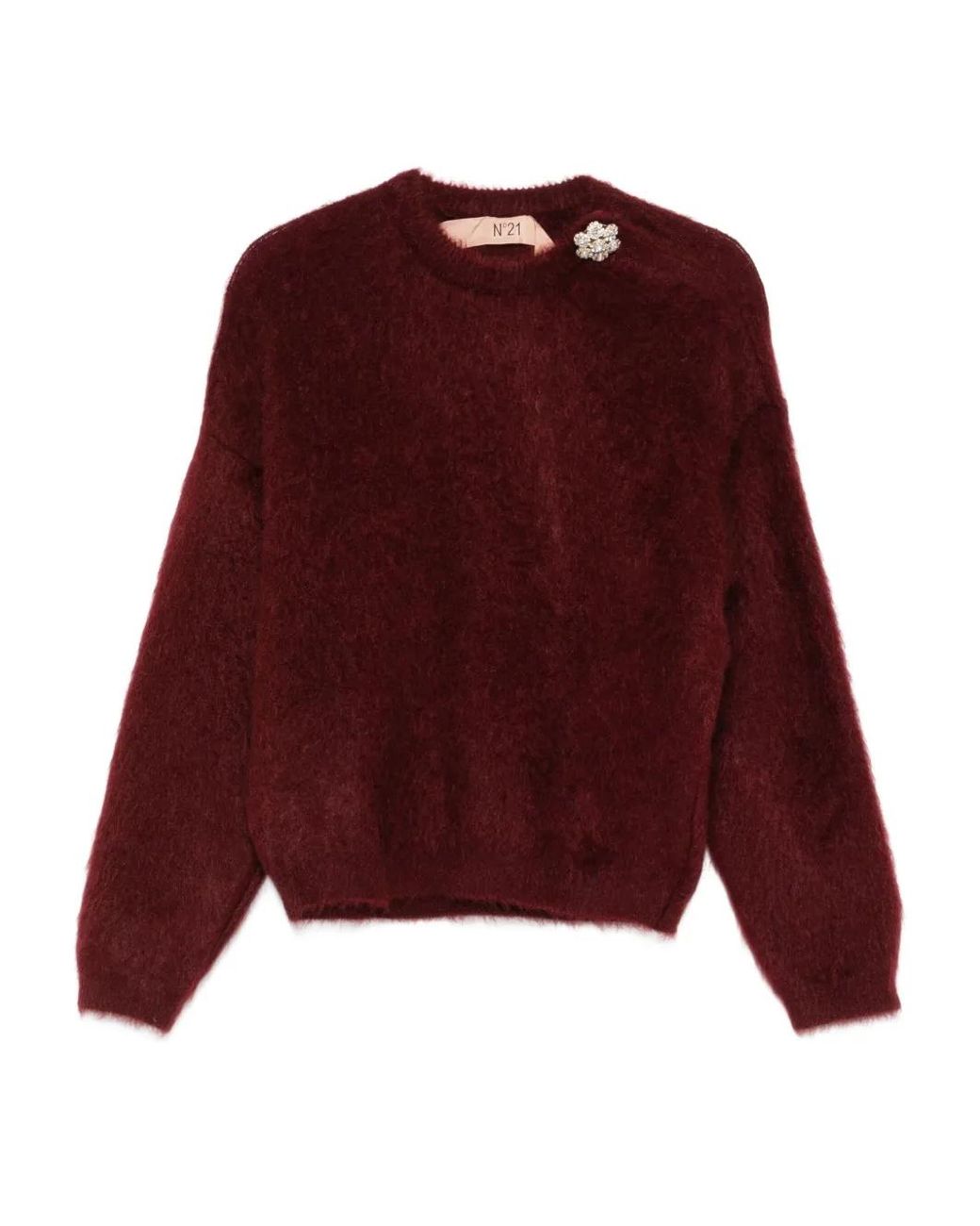 N°21 Red Embellished Sweater
