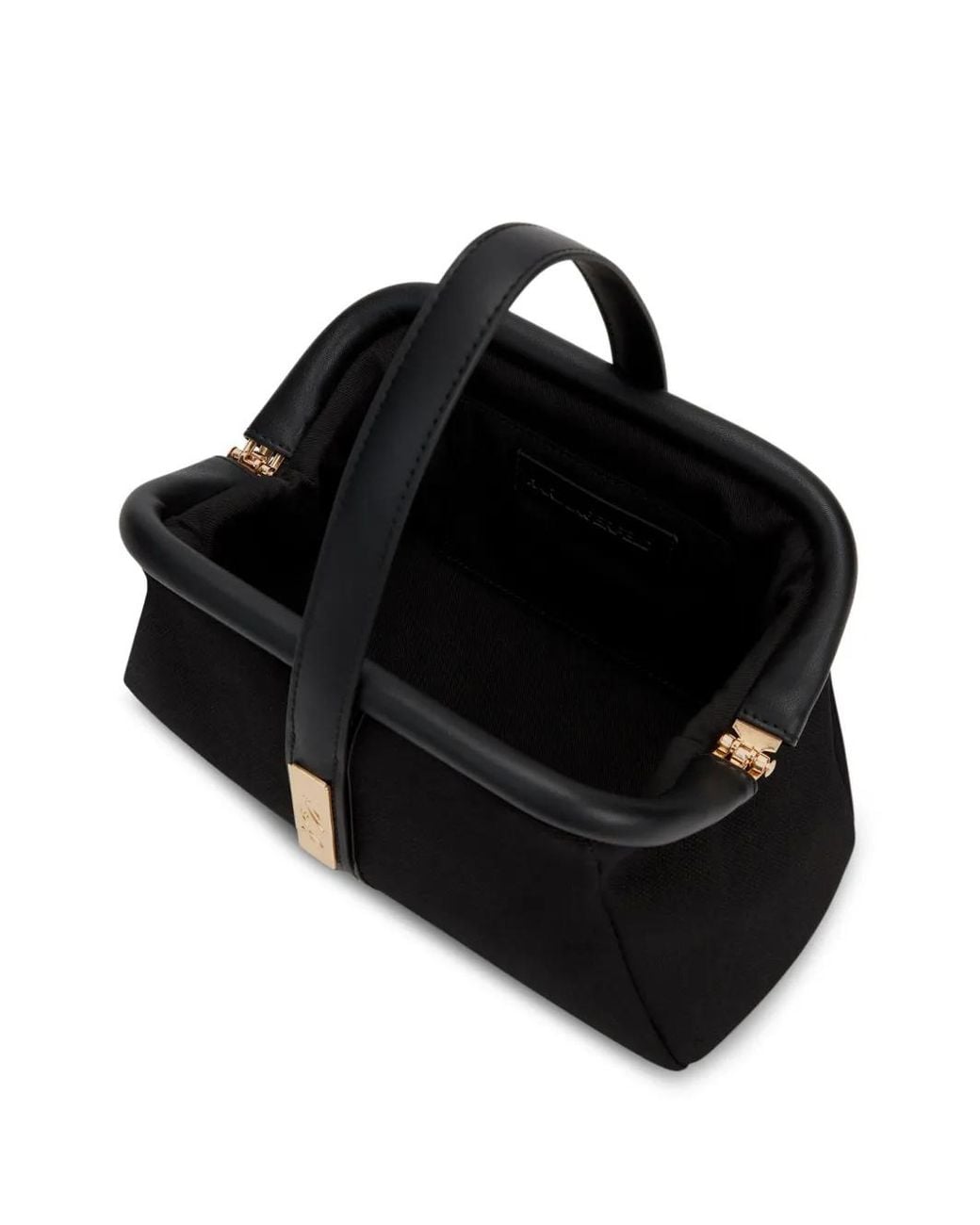 Karl Lagerfeld Black Signature Strap Pouch