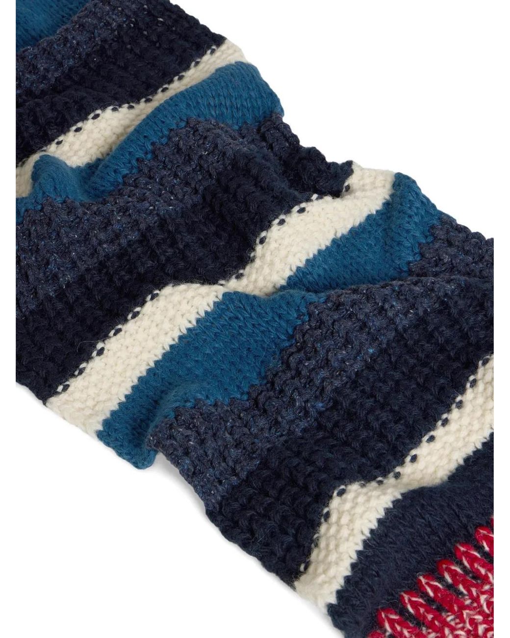 DSquared² Blue Après Ski Knit Scarf for men