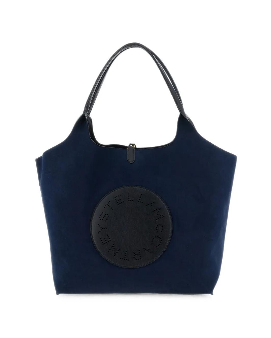 Stella McCartney Blue Logo Reversible Tote Bag