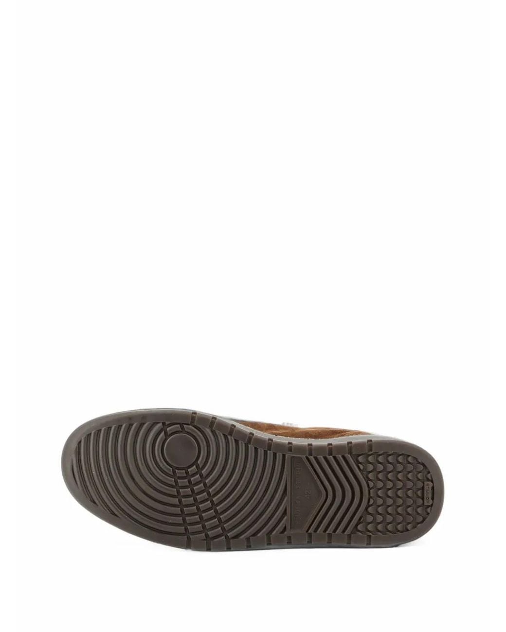 PIUMESTUDIO Brown Suede Lace-Up Sneakers for men