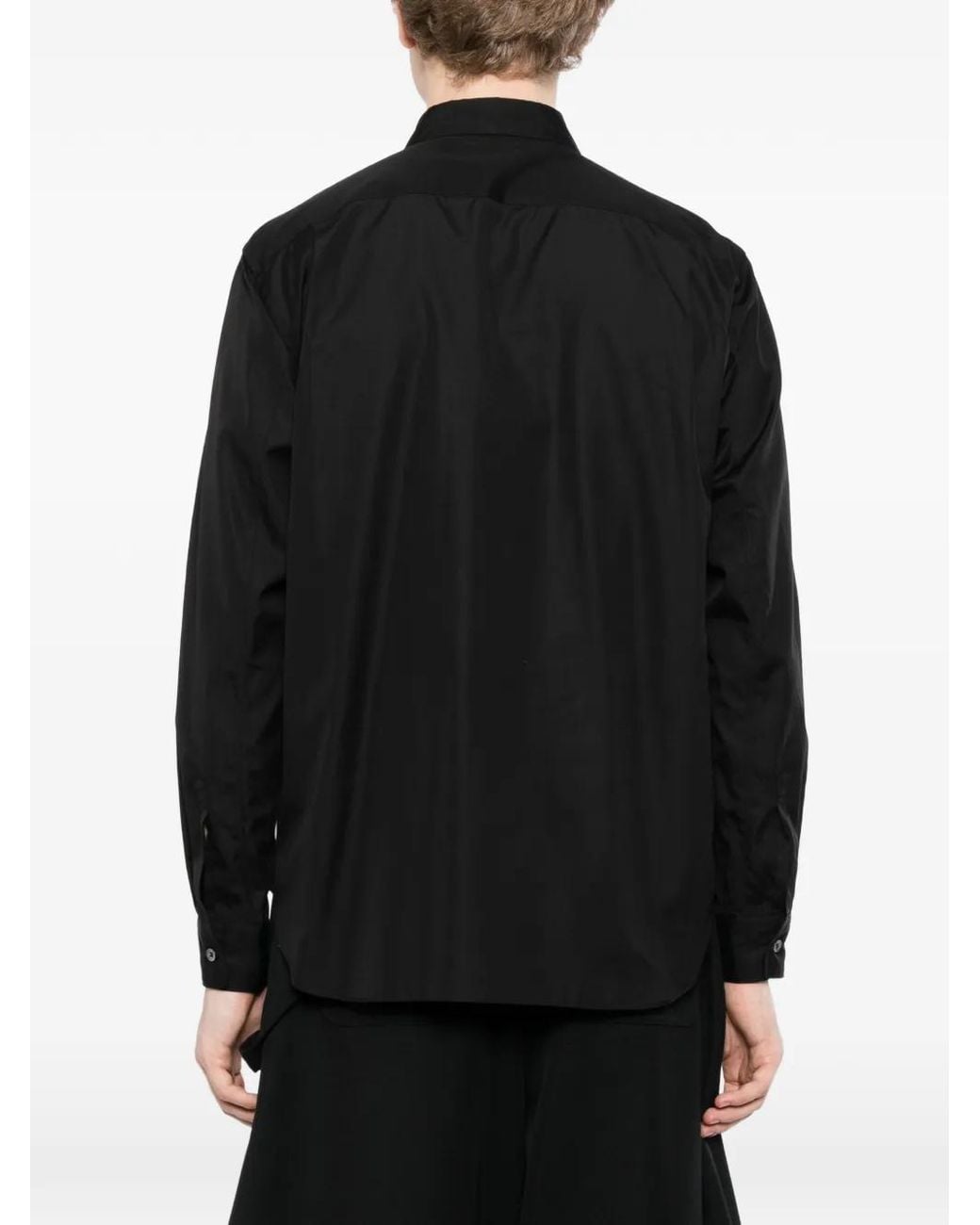 Comme des Garçons Black Asymmetric-Panel Shirt for men