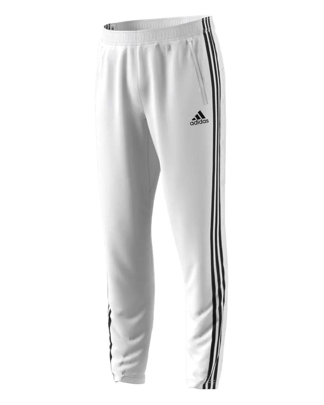 Adidas Gray 3-Stripes Logo Track Pants for men