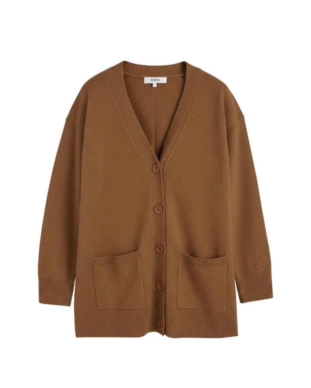 Chinti & Parker Brown Button-Up Patch-Pocket Cardigan