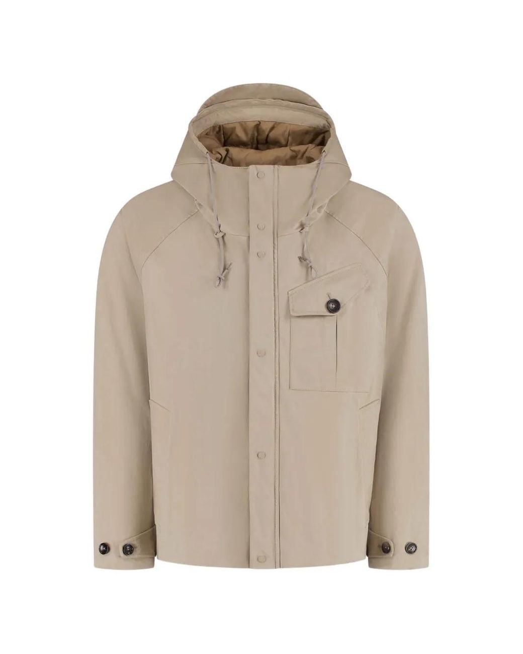 C P Company Natural Cardinal Hooded Jacket for men
