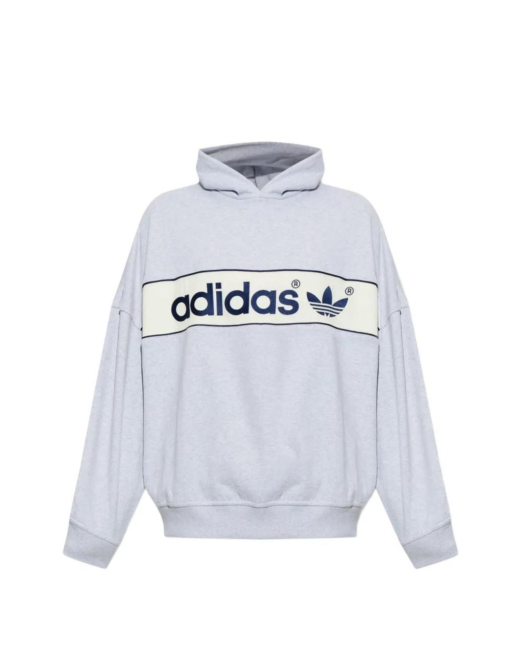 Adidas White Adisignature Ny Hoodie