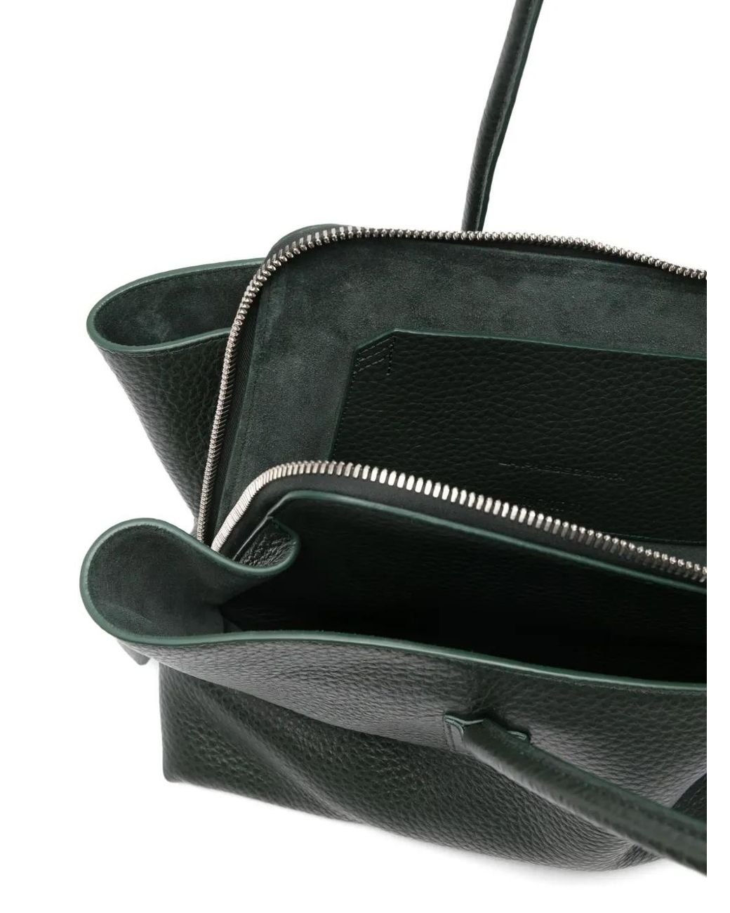 The Attico Black La Passeggiata Medium Tote Bag