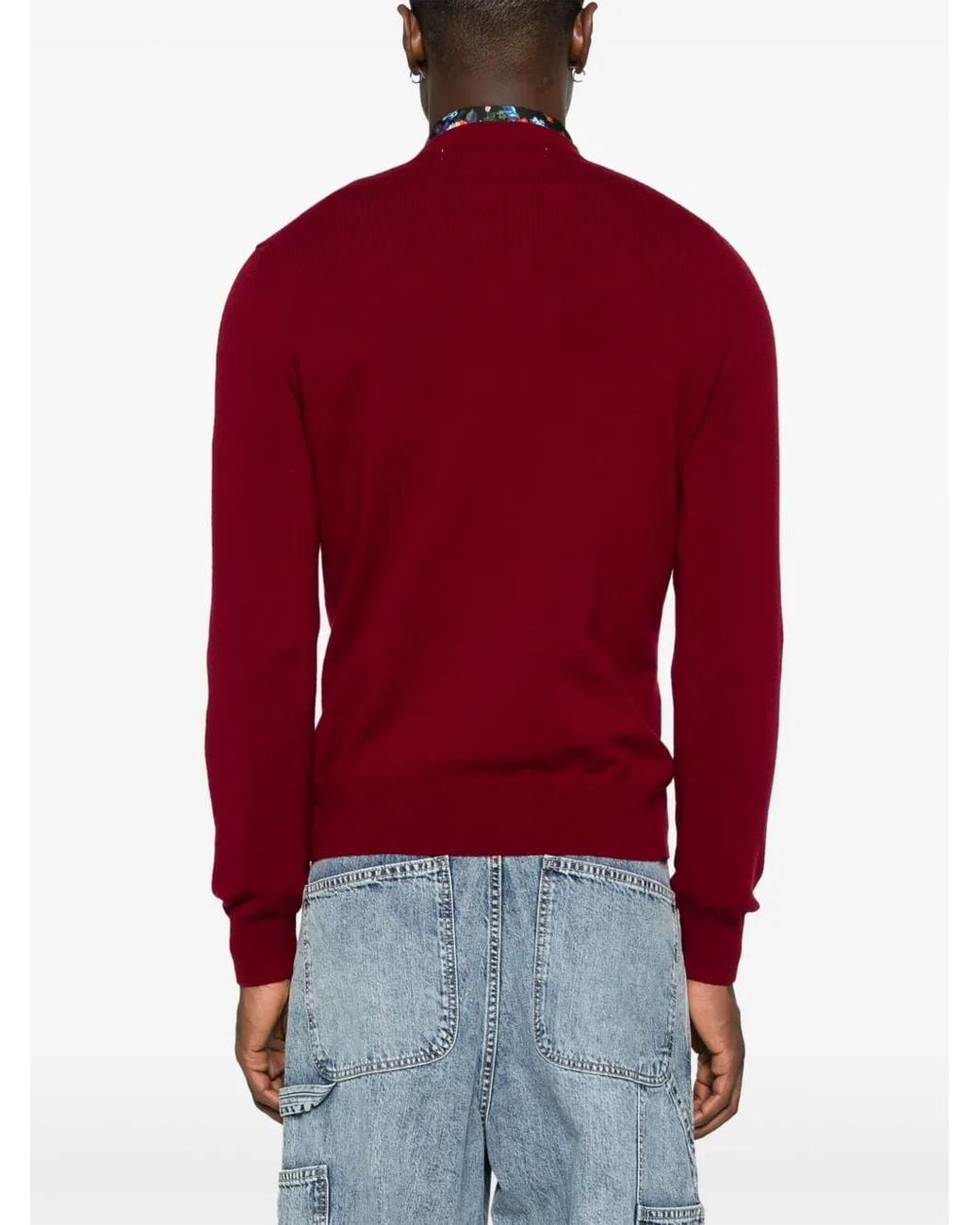 Pull À Patch Cœur COMME DES GARÇONS PLAY en coloris Red