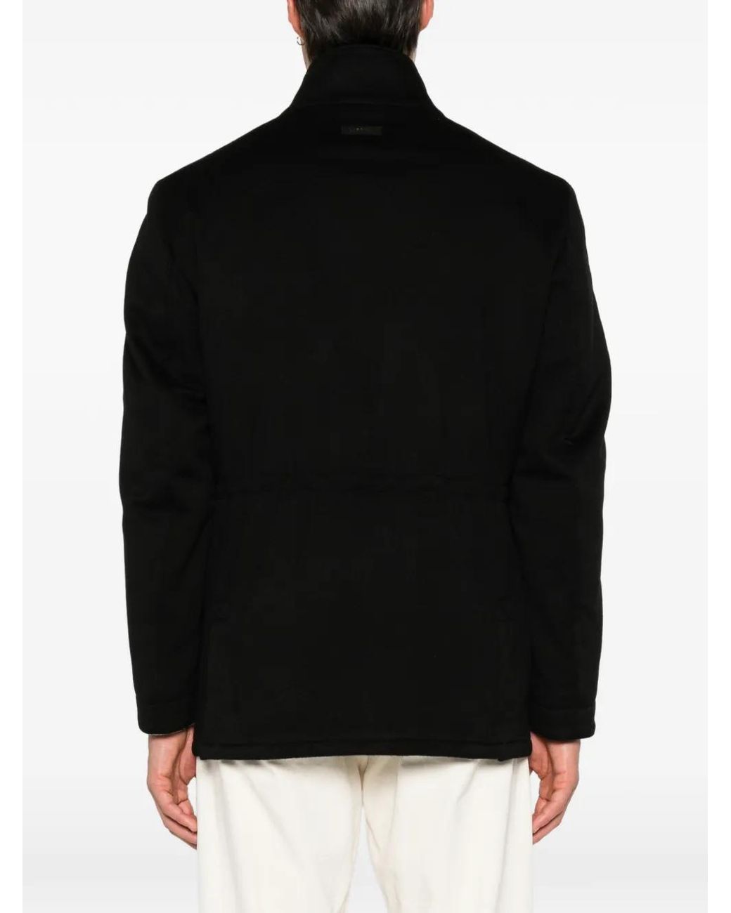 Veste À Col Montant En Cachemire Lardini pour homme en coloris Black