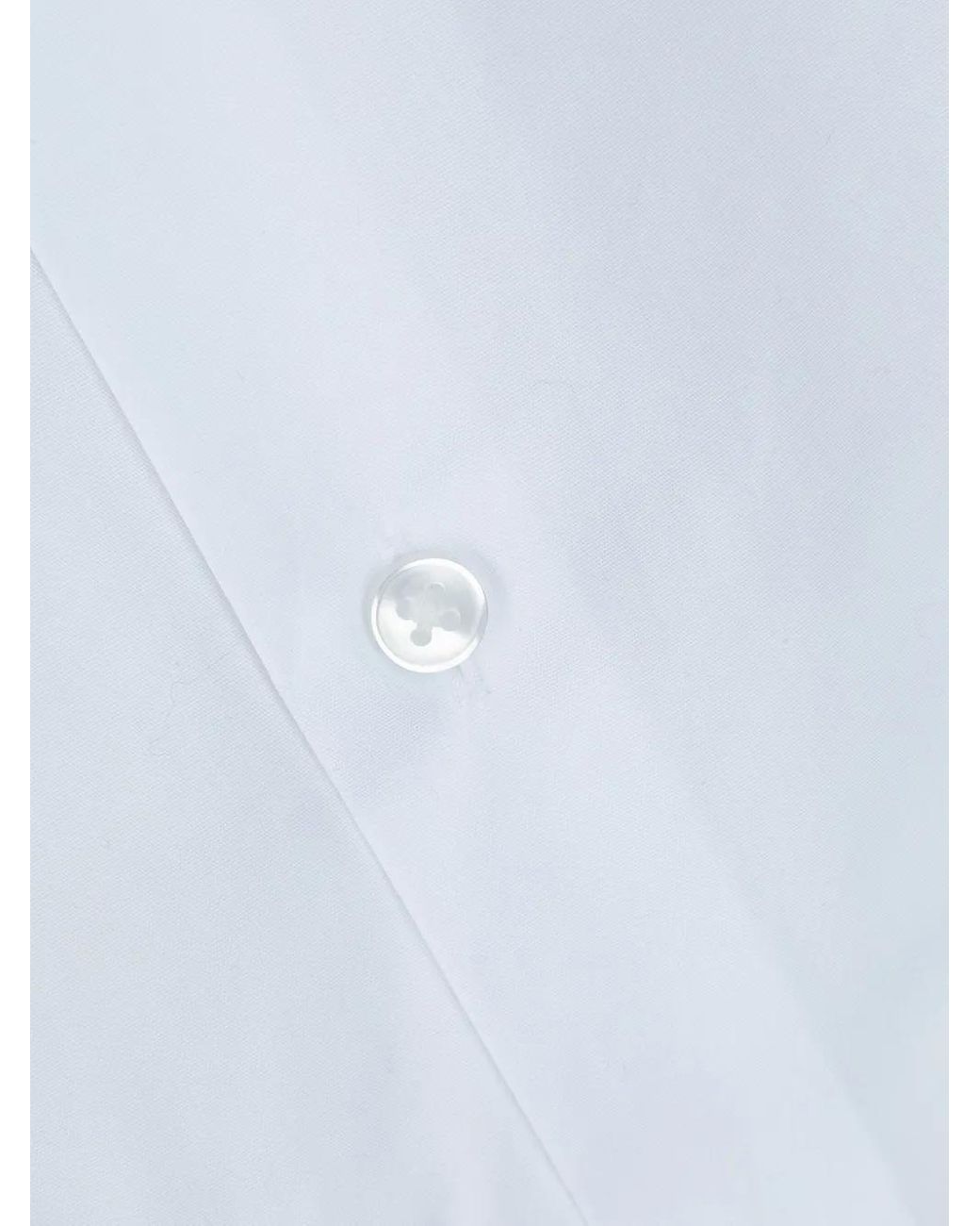 Calvin Klein White Buttoned Shirt for men