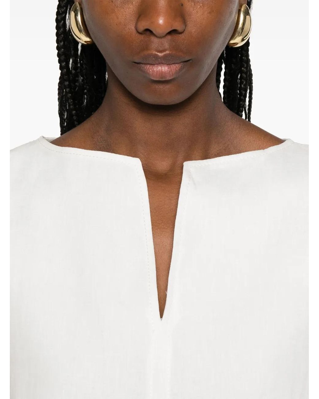 Top Colimbo Max Mara de color White